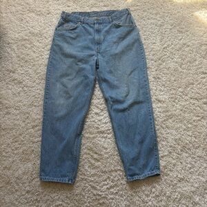 Vintage Levi’s Orange Tab Wide Leg Jeans. 38/30.